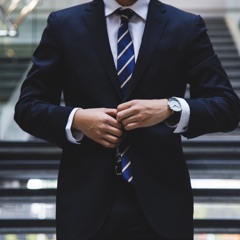 Image of an attorney in a suit