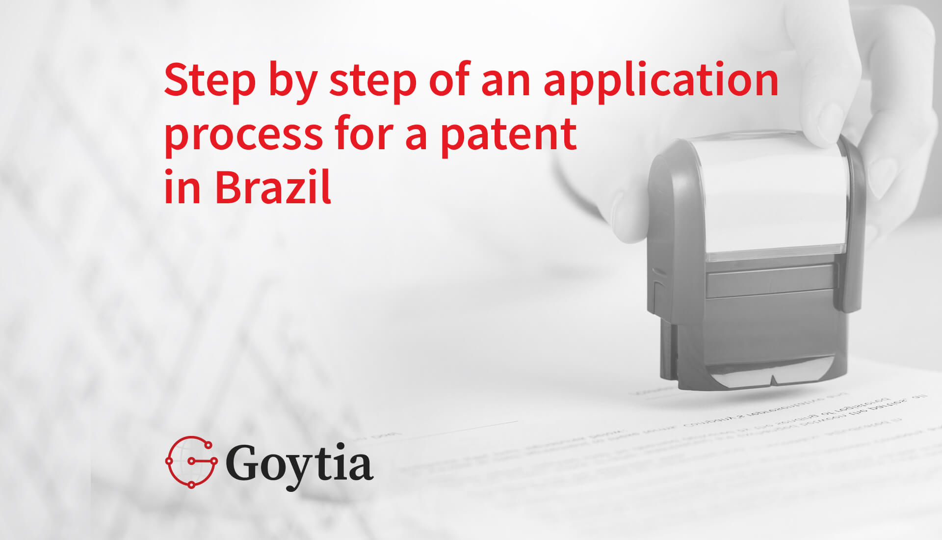 step by step patent brazil